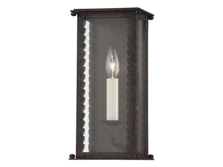 ZUMA 13 in. Outdoor Wall Sconce French iron Finish For Cheap