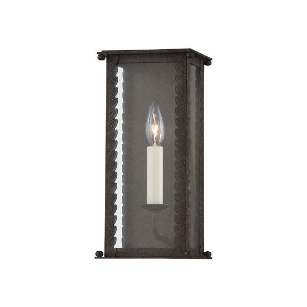 ZUMA 13 in. Outdoor Wall Sconce French iron Finish For Cheap