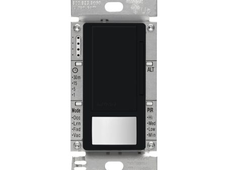 Maestro PIR 180° 0-10V Occupancy|Vacancy Dimmer Sensor, Single-pole or multi-location, 8A, 120-277V, Black Online Sale