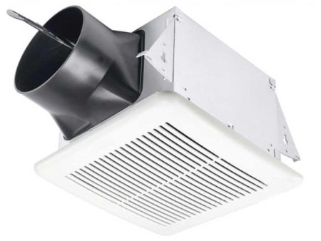 Delta BreezElite Adjustable 80-110 CFM Bathroom Exhaust Fan With Dual Speed and Delay Timer For Discount