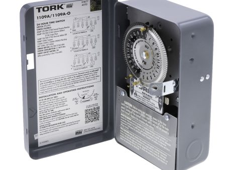 Tork 40 Amp 120-277 Volt 24-Hour DPST Indoor Mechanical Time Switch Online