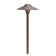 12V Dome LED Path Light Aluminum Textured Architectural Bronze Discount