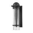 NERO 12 in. LED Outdoor Wall Sconce Textured Black Finish Supply