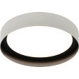 Reveal 12 in. LED Flush Mount Light 120V White & Black Finish Cheap