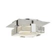 Bourne 8 in. LED Semi-flush Mount Light Polished Nickel finish Supply