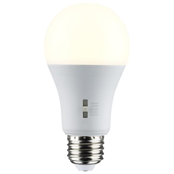 Dimmable A19 LED Bulb, 12 Watts, 1100 Lumens, 2700K to 5000K, 75W Equal, E26 Medium Base Cheap