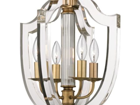 Arietta 15 in. 4 Lights Semi flush Mount Light Brass finish Cheap