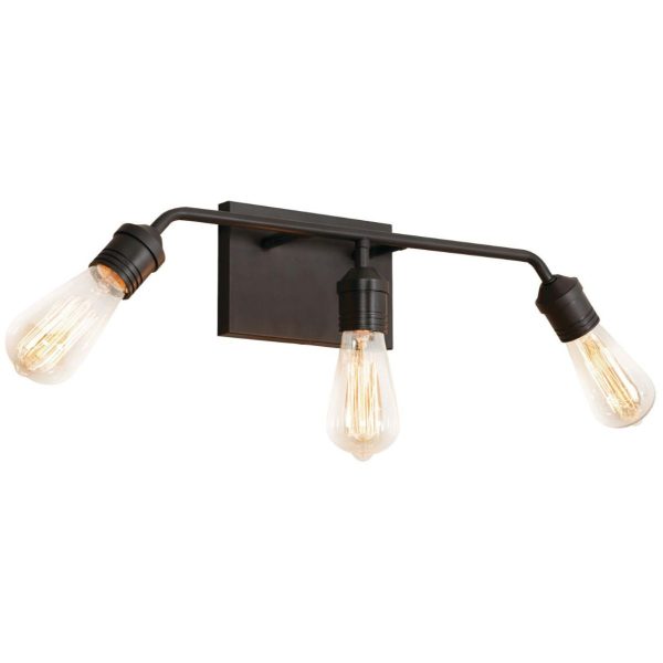 Magnus 21 in. 3 Lights Vanity Light Black finish Fashion