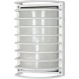 10 In. Outdoor Bulkhead Light White Finish Online Sale