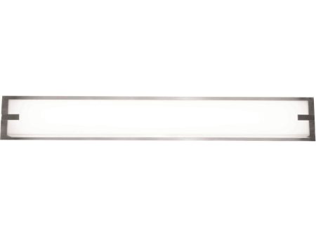 Sinclair 50 in. LED Bath Bar Satin Nickel Finish Discount