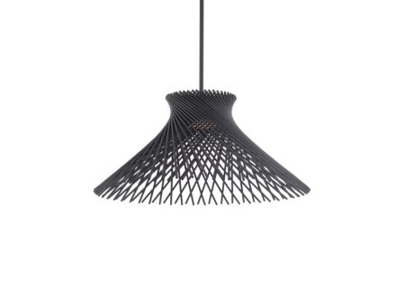 Zenya 23 in. LED Pendant Light Black Finish Sale