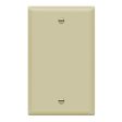 1-Gang Blank Wall Plate Ivory Supply