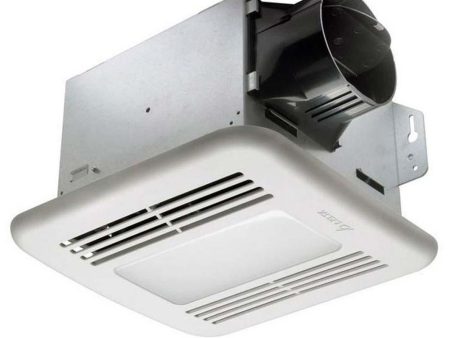 Delta BreezGreenBuilder 80 CFM Bathroom Exhaust Fan With Dimmable LED Light For Sale