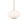 Illusion 16 in. LED Pendant Light 3000K Brass finish on Sale