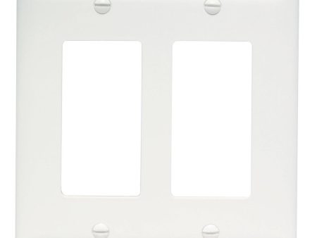 TradeMaster 2-Gang Decorator Wall Plate, Thermoplastic on Sale