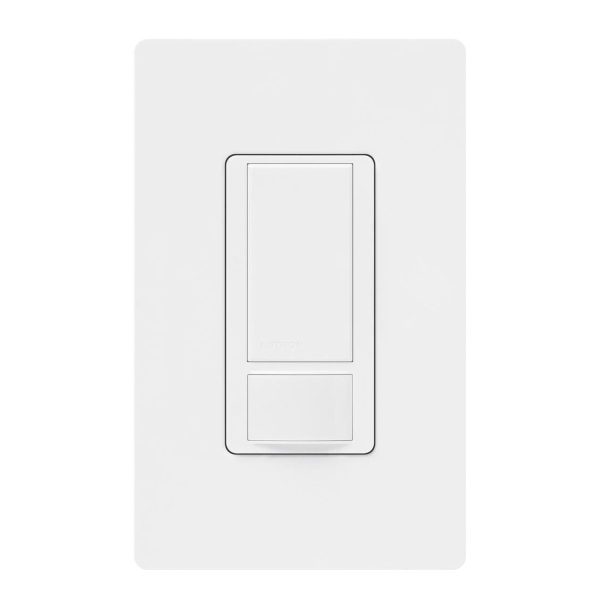 Maestro PIR 180° Occupancy|Vacancy Sensor Wall Switch, 3-Way or Multi-Location, 5 Amps, 120V, White For Discount