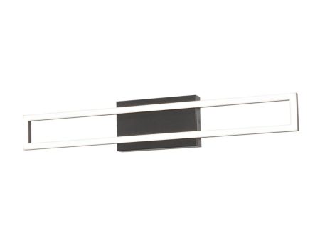 Zola 14 in. LED Bath Bar Black finish For Cheap