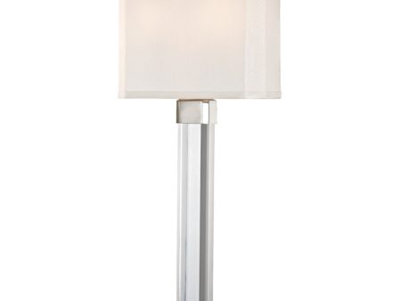 Larissa 22 in. Wall Light Polished Nickel finish Online now