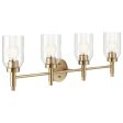 Madden 34 In 4-Lights Bathroom Vanity Light, Bronze Finish For Cheap