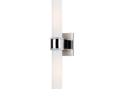 Mill Valley 20 in. 2 Lights Wall Light Polished Nickel finish Cheap