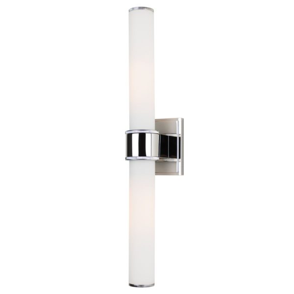 Mill Valley 20 in. 2 Lights Wall Light Polished Nickel finish Cheap