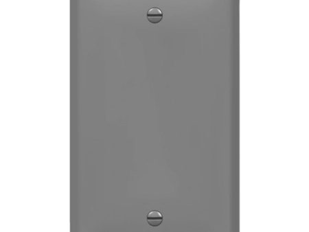 1-Gang Blank Wall Plate Gray Online Hot Sale