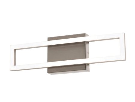 Zola 14 in. LED Bath Bar Satin Nickel finish Discount