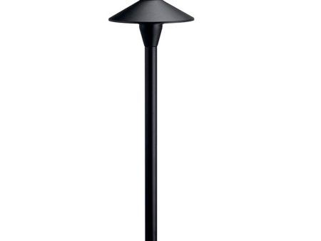 6.75  Path Light Aluminum 12V Textured Black Online now