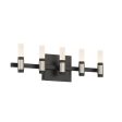 Albany 10 Lights 20 in. LED Vanity Light Black & Nickel Finish Online Sale