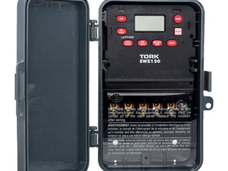 Tork 30-Amp 7-Day Astronomic Digital Time Switch 1-Channel 120-277V SPDT Outdoor Enclosure Hot on Sale