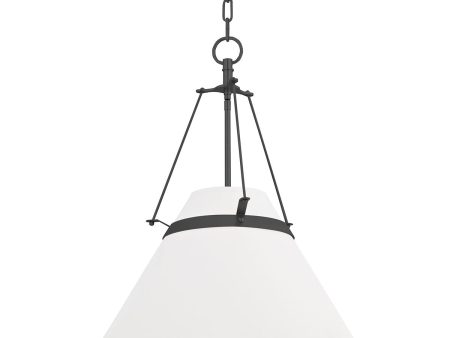 Clemens 20 in. Pendant Light Bronze Finish For Sale