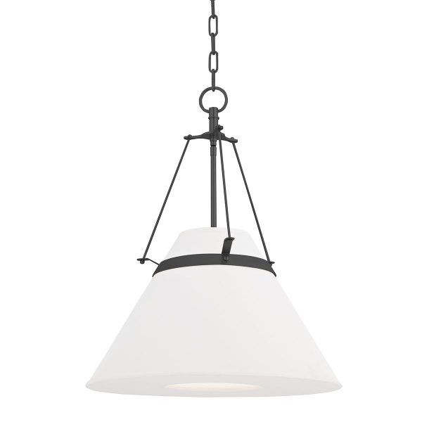 Clemens 20 in. Pendant Light Bronze Finish For Sale