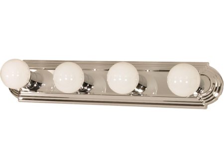 24 in. 4 Lights Bath Bar Chrome Finish Discount