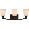 Laguna 24 in. 3 Lights Vanity Light Bronze Finish Online Hot Sale