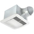 Delta BreezSignature Adjustable 80-110 CFM Bathroom Exhaust Fan With Dimmable LED Light and Night-Light Online