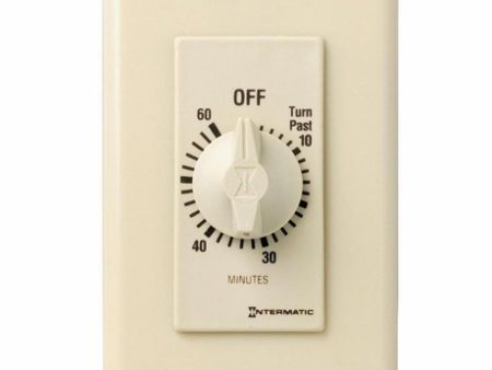 20 Amp 60-Minutes In-Wall Spring Wound Timer Switch Ivory Online