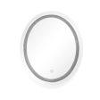 Edison 30 in. x 36 in. Oval LED Wall Mirror with Touch On Off Dimmer Function Discount