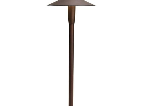 4.3W 294 Lumens LED Dome Path Light 2700K Textured Architectural Bronze 15810AZT27R Online now