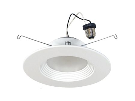 5 6  Recessed LED Can Light, 900 Lumens, 75W Equal, 3000K, Baffle White Trim Cheap