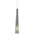 Zenith Small Halogen Pendant Light MO Smoke Glass Nickel Finish Cheap