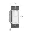 radiant PIR 180° Vacancy motion Sensor Wall Switch, 600W, 120V, White|Ivory|Light Almond Online now