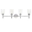 Madden 34 In 4-Lights Bathroom Vanity Light, Chrome Finish Online Hot Sale