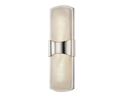 Valencia 15 in. LED Wall Light Polished Nickel finish Online now