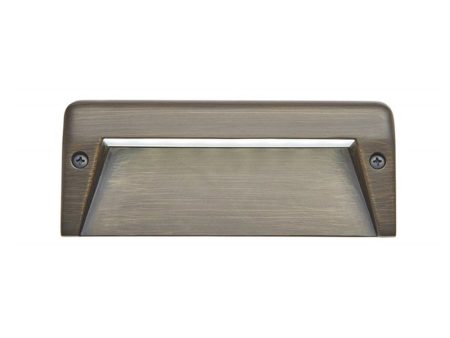 12V 6  LED Surface Mount Step Light 2700K Centennial Brass Online now