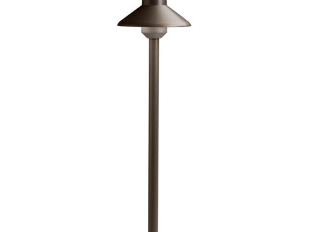 4W 168 Lumens LED Llenita Path Light 2700K Textured Architectural Bronze Discount