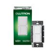 Maestro LED+ Dual Dimmer and Timer Switch, Single Pole, White Sale