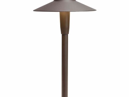 3W 250 Lumens LED Short Dome Path Light 3000K Textured Architectural Bronze on Sale