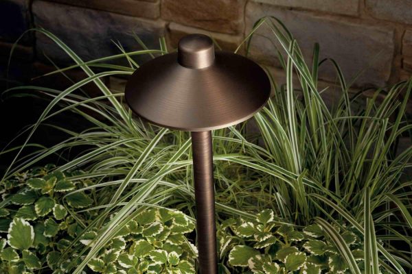 12V 6.75  Landscape Path Light Centennial Brass on Sale