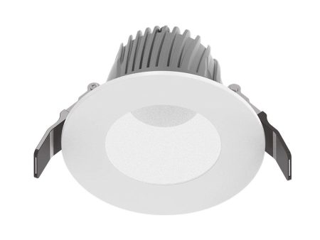 4 Inch Deep Regress LED Commercial Downlight, 8W|10W|11W, 850 Lumens, Selectable CCT, White Finish Online