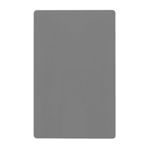 1-Gang Screwless Blank Wall Plate Gray Online now